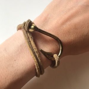 Artisan Adjustable Fishing Hook Wrap Bracelet